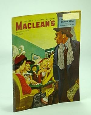 Imagen del vendedor de Maclean's, Canada's National Magazine, 1 November (Nov.) 1949 a la venta por RareNonFiction, IOBA