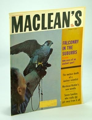 Bild des Verkufers fr Maclean's, Canada's National Magazine, October (Oct.) 7, 1961 - Radiation Death of Louis Slotin / Mordecai Richler Novella zum Verkauf von RareNonFiction, IOBA