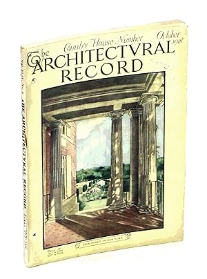 Seller image for The Architectural Record, October [Oct.] 1918, Vol. XLIV, No. 4, Serial No. 241 - The American Country House for sale by RareNonFiction, IOBA