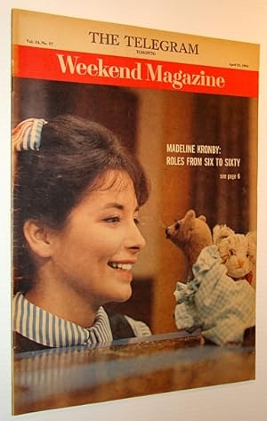 Seller image for Weekend Magazine, 25 April 1964 (Newspaper Insert) - Madeline Kronby Cover Photo for sale by RareNonFiction, IOBA