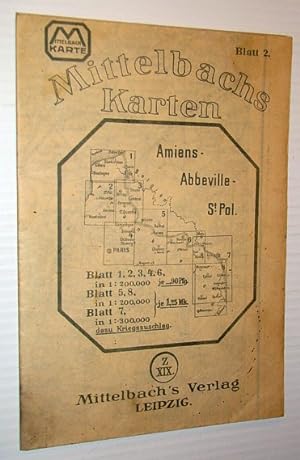 Seller image for Mittelbachs Karten: Amiens-Abbeville-St. Pol. - Blatt 2 for sale by RareNonFiction, IOBA