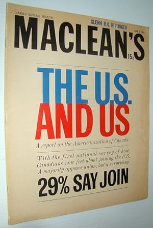 Bild des Verkufers fr Maclean's - Canada's National Magazine, June 6, 1964 - CUSO zum Verkauf von RareNonFiction, IOBA