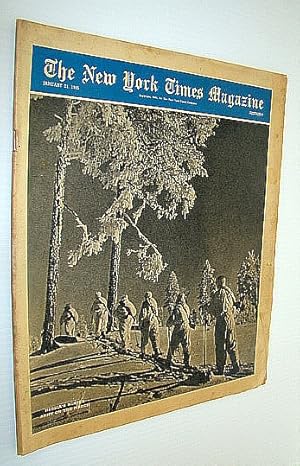 Imagen del vendedor de The New York Times Magazine, January 21, 1945 - We Face a Desperate Foe in the Pacific / Governor Al Smith a la venta por RareNonFiction, IOBA