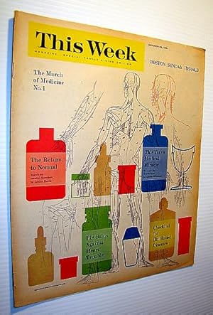 Imagen del vendedor de This Week Magazine, October 25, 1964 - Insert to the Boston Sunday Herald: The March of (Prescription) Medicine No. 1 a la venta por RareNonFiction, IOBA