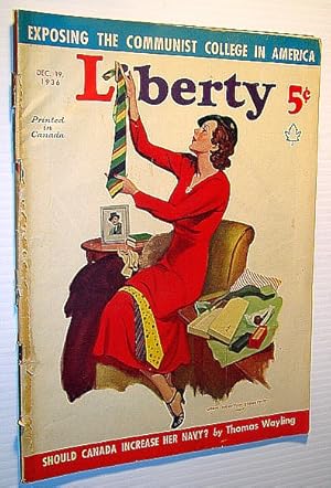 Bild des Verkufers fr Liberty Magazine (Canadian Edition) April 19, 1936 - Exposing the Communist College in America zum Verkauf von RareNonFiction, IOBA