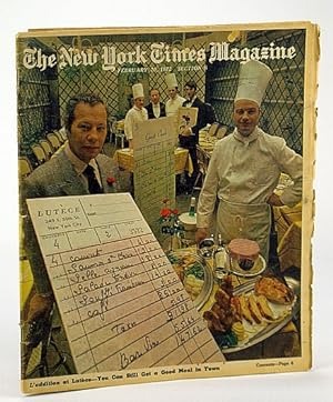 Immagine del venditore per The New York Times Magazine, February (Feb.) 20, 1972 - The Battle of Forest Hills venduto da RareNonFiction, IOBA