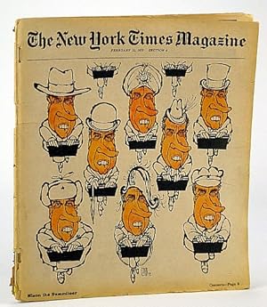 Bild des Verkufers fr The New York Times Magazine, February (Feb.) 13, 1972 - Snowmobile Dream Machines! / How Rich is a Rich Apache? zum Verkauf von RareNonFiction, IOBA