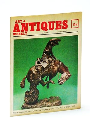 Bild des Verkufers fr Art & (and) Antiques Weekly, July 24, 1971: Artist James Ward zum Verkauf von RareNonFiction, IOBA