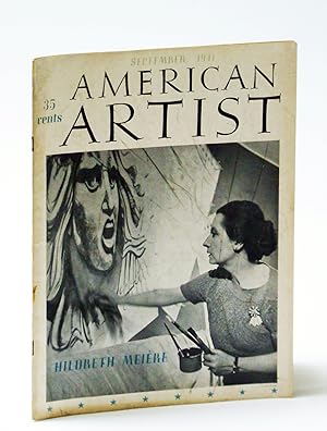 Seller image for American Artist Magazine, September (Sept.) 1941: Hildreth Meiere - Mural Painter (cover photo) for sale by RareNonFiction, IOBA