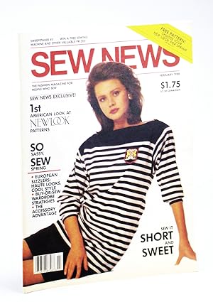 Seller image for Sew News - The Fashion Magazine For People Who Sew, Number 65, February [Feb.] 1988 - Diana McDermott for sale by RareNonFiction, IOBA