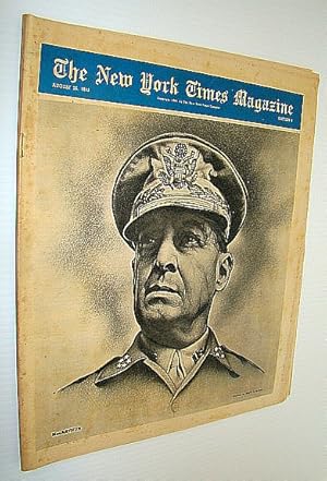 Imagen del vendedor de The New York Times Magazine, August 26, 1945 - General MacArthur Cover Portrait a la venta por RareNonFiction, IOBA