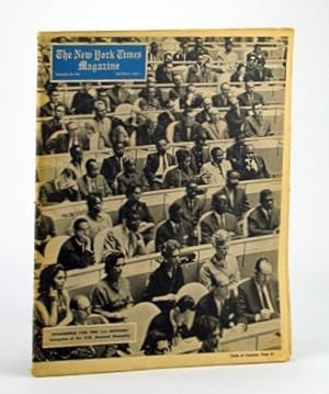 Bild des Verkufers fr The New York Times Magazine, September (Sept.) 29, 1963 - The Southern Negro Drives for the Vote zum Verkauf von RareNonFiction, IOBA