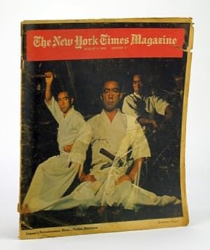 Immagine del venditore per The New York Times Magazine, August (Aug) 2, 1970 - Cover Photos of Yukio Mishima in Samurai Poses venduto da RareNonFiction, IOBA