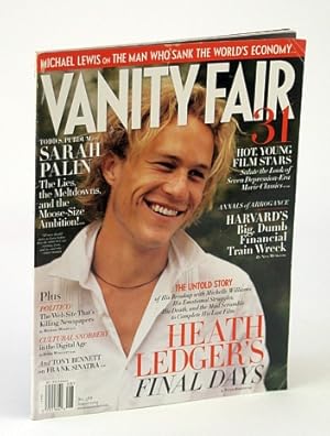 Imagen del vendedor de Vanity Fair Magazine, August 2009 - Heath Ledger Cover Photo a la venta por RareNonFiction, IOBA