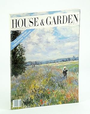 House & Garden Magazine, August (Aug.) 1985 - Marc Rosen and Arlene Dahl's Hudson River Classic