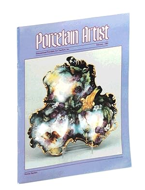 Porcelain Artist [Magazine] February [Feb.] 1985: Norma Bartlett