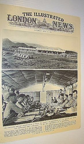 Bild des Verkufers fr The Illustrated London News (ILN) Magazine, July 17 1954 - Cover Photo of Indo-China Military Negotiations zum Verkauf von RareNonFiction, IOBA