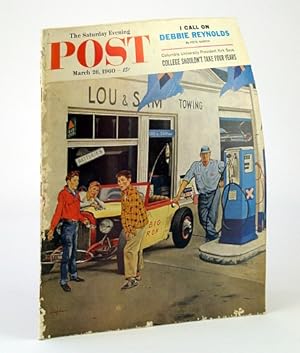 Imagen del vendedor de The Saturday Evening Post Magazine, March (Mar.) 26, 1960: College Shouldn't Take Four Years / Debbie Reynolds / Cuba / Norman Rockwell a la venta por RareNonFiction, IOBA