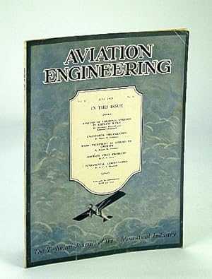 Image du vendeur pour Aviation Engineering (Magazine) - The Technical Journal of the Aeronautical Industry, June 1929 - Radio Teleophony As Applied to Aircraft mis en vente par RareNonFiction, IOBA