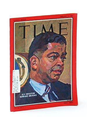 Immagine del venditore per Time Magazine, February 17, 1967 - Senator Edward Brooke Cover venduto da RareNonFiction, IOBA