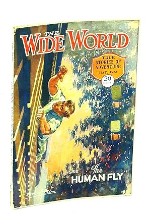 Bild des Verkufers fr The Wide World, True Stories of Adventure, May 1922, Vol. 49, No. 289: Jack Williams is "The Human Fly" (Cover Illustration) zum Verkauf von RareNonFiction, IOBA