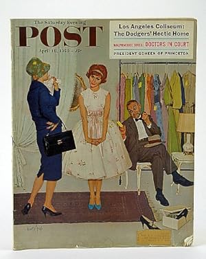 Seller image for The Saturday Evening Post,, April (Apr.) 18, 1959 - Los Angeles Coliseum / D Day - Establishing a Beachhead for sale by RareNonFiction, IOBA