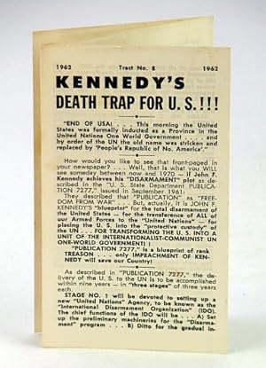 Imagen del vendedor de Kennedy's (JFK's) Death Trap for U.S. (United States): Tract No. 8 (Eight) - 1962 a la venta por RareNonFiction, IOBA