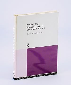Immagine del venditore per Probability Foundations of Economic Theory venduto da RareNonFiction, IOBA