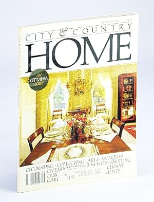 Bild des Verkufers fr City and Country Home Magazine, September (Sept.) 1986 - An Ottawa Tour / Coco Chanel zum Verkauf von RareNonFiction, IOBA