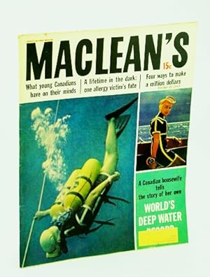 Seller image for Maclean's - Canada's National Magazine, 21 October (Oct.) 1961 - Musical Prodigy Blair Milton for sale by RareNonFiction, IOBA