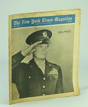 Imagen del vendedor de The New York Times Magazine, June 17, 1945 - General Dwight D. Eisenhower Cover Photo a la venta por RareNonFiction, IOBA