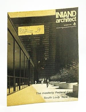 Seller image for Inland Architect, Chicago Chapter, American Institute of Architects (AIA), October (Oct.) 1974 - South Loop New Town / The Masterly Federal Center for sale by RareNonFiction, IOBA