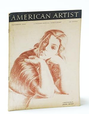 Seller image for American Artist Magazine, November (Nov.) 1949 - Elmer Jacobs / Leslie Saalburg for sale by RareNonFiction, IOBA