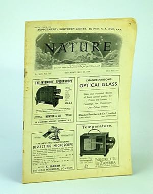 Image du vendeur pour Nature Magazine, No. 3472, Vol. 137, Saturday, May 16, 1936 - Nazi-Socialism and International Science mis en vente par RareNonFiction, IOBA