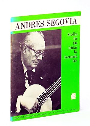 Image du vendeur pour Andres Segovia: Twenty Studies for the Guitar By Fernando Sor mis en vente par RareNonFiction, IOBA