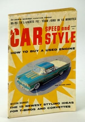 Car Speed and Style Magazine, August (Aug.) 1959, Volume 4 Number 2: 15 Newest Styling Ideas for ...