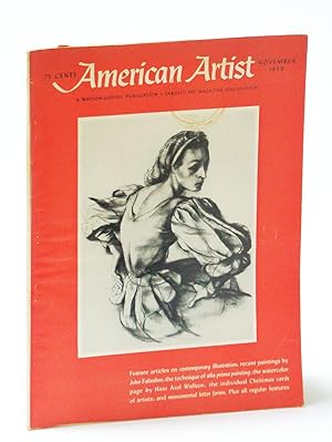 Seller image for American Artist Magazine, November (Nov.) 1959 - Hans Axel Walleen / John Folinsbee for sale by RareNonFiction, IOBA