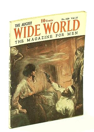 Seller image for The Wide World, The Magazine for Men, August [Aug.] 1916, Vol. 37, No. 220: Tragic Story of the Stefansson Arctic Exploration Expedition for sale by RareNonFiction, IOBA