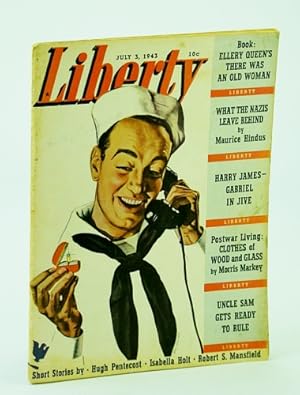 Seller image for Liberty Magazine, July 3, 1943 - Band Leader Harry James / Blood-Chilling Eyewitness Account from Formerly German-Occupied Soviet Village / Jungle Fighter Herman Bottcher for sale by RareNonFiction, IOBA