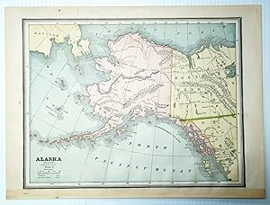 1889 Color Map of the State of Alaska