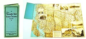 Imagen del vendedor de The Triangle Tour of British Columbia Canada - [Map] Supplement to the Canadian Rockies Folder a la venta por RareNonFiction, IOBA