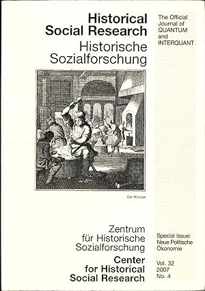 Seller image for Special Issue : Neue Politische konomie in der Geschichte / New Political Economy in History for sale by avelibro OHG