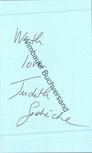 Image du vendeur pour Original Autogramm Judith Godreche /// Autograph signiert signed signee mis en vente par Antiquariat im Kaiserviertel | Wimbauer Buchversand