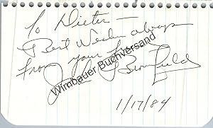 Imagen del vendedor de Original Autogramm John Bromfield (1922-2005) US actor /// Autograph signiert signed signee a la venta por Antiquariat im Kaiserviertel | Wimbauer Buchversand