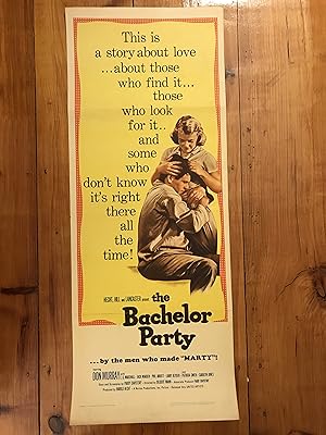 Imagen del vendedor de The Bachelor Party Insert 1957 Don Murray, E.G. Marshall a la venta por AcornBooksNH