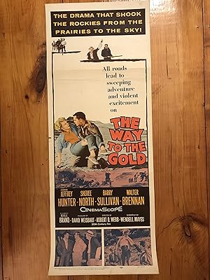 Seller image for The Way to the Gold Insert 1957 Jeffrey Hunter, Sheree North for sale by AcornBooksNH