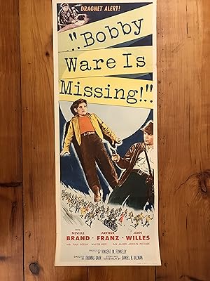 Seller image for Bobby Ware is Missing Insert 1955 Neville Brand, Arthur Franz for sale by AcornBooksNH