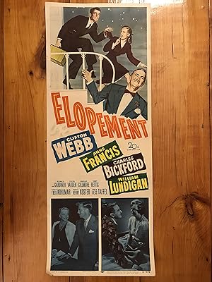 Seller image for Elopement Insert 1951 Clifton Webb, Anne Francis for sale by AcornBooksNH