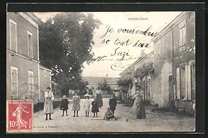 Carte postale Pesseliéres, Une Rue