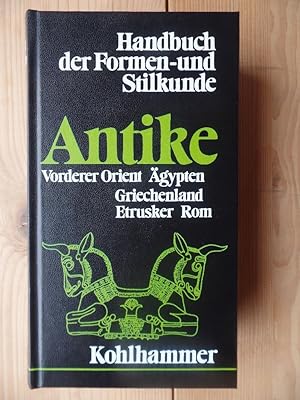 Immagine del venditore per Handbuch der Formen- und Stilkunde; Teil: Antike. venduto da Antiquariat Rohde